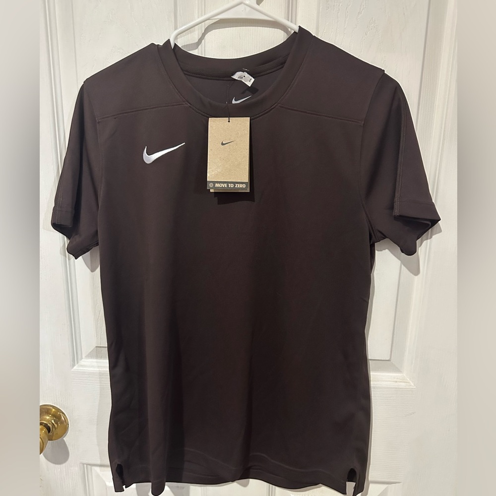 Women’s Brown Nike Logo T-Shirt
